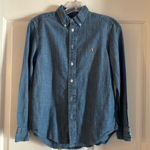 Boys Ralph Lauren button down size large (14-16)